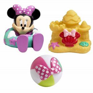 Tomy Disney Baby Minnie Mouse Bath Squirt Toys For Toddler 6 Months New Sealed